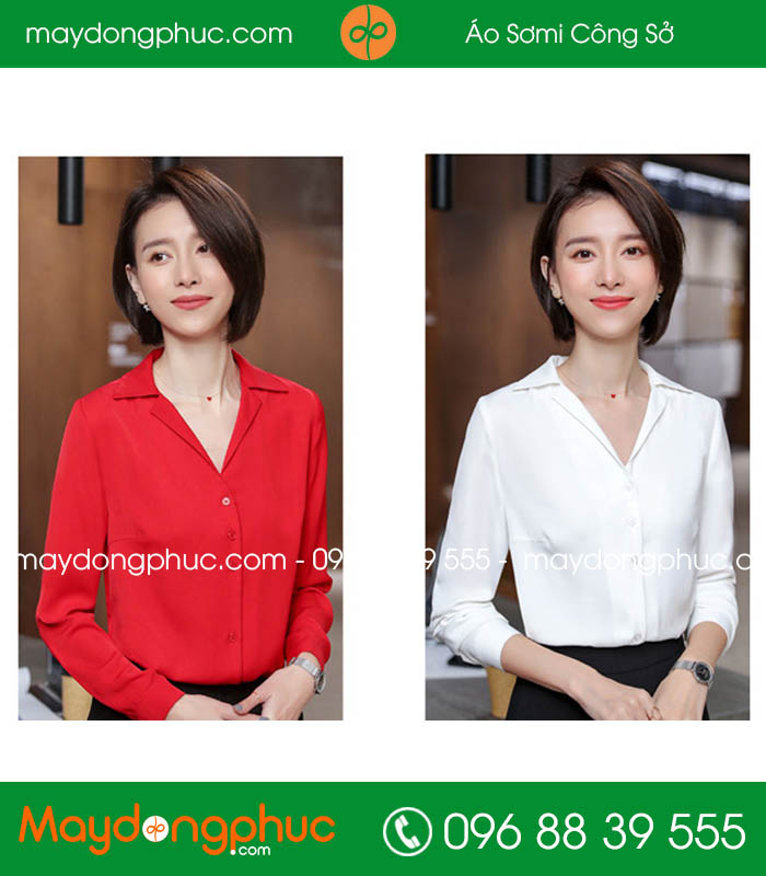 Đồng phục áo sơ mi màu trắng